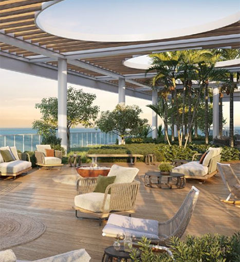 72 Park Miami Beach Amenities - Private Rooftop